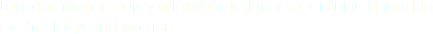 Logo for Yvonne Bailey a fashion designer specializing in fun, hip clothes for young women.