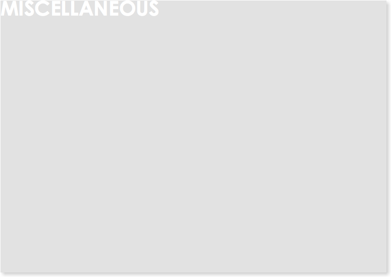 MISCELLANEOUS